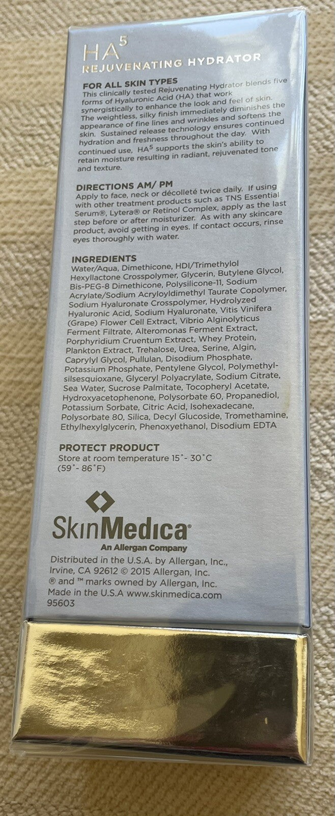 SkinMedica HA5 Rejuvenating Hydrator - 2 Ounce Full Size, Sealed Authentic