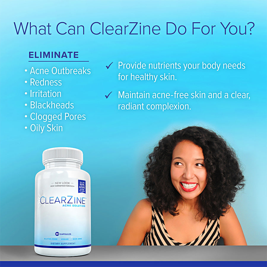 Acne Treatment Pills - Clear Skin Vitamins for Teens & Adults
