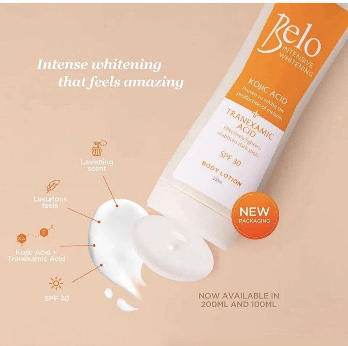 Intensive Whitening Kojic & Tranexamic Lotion 200ml SPF 30
