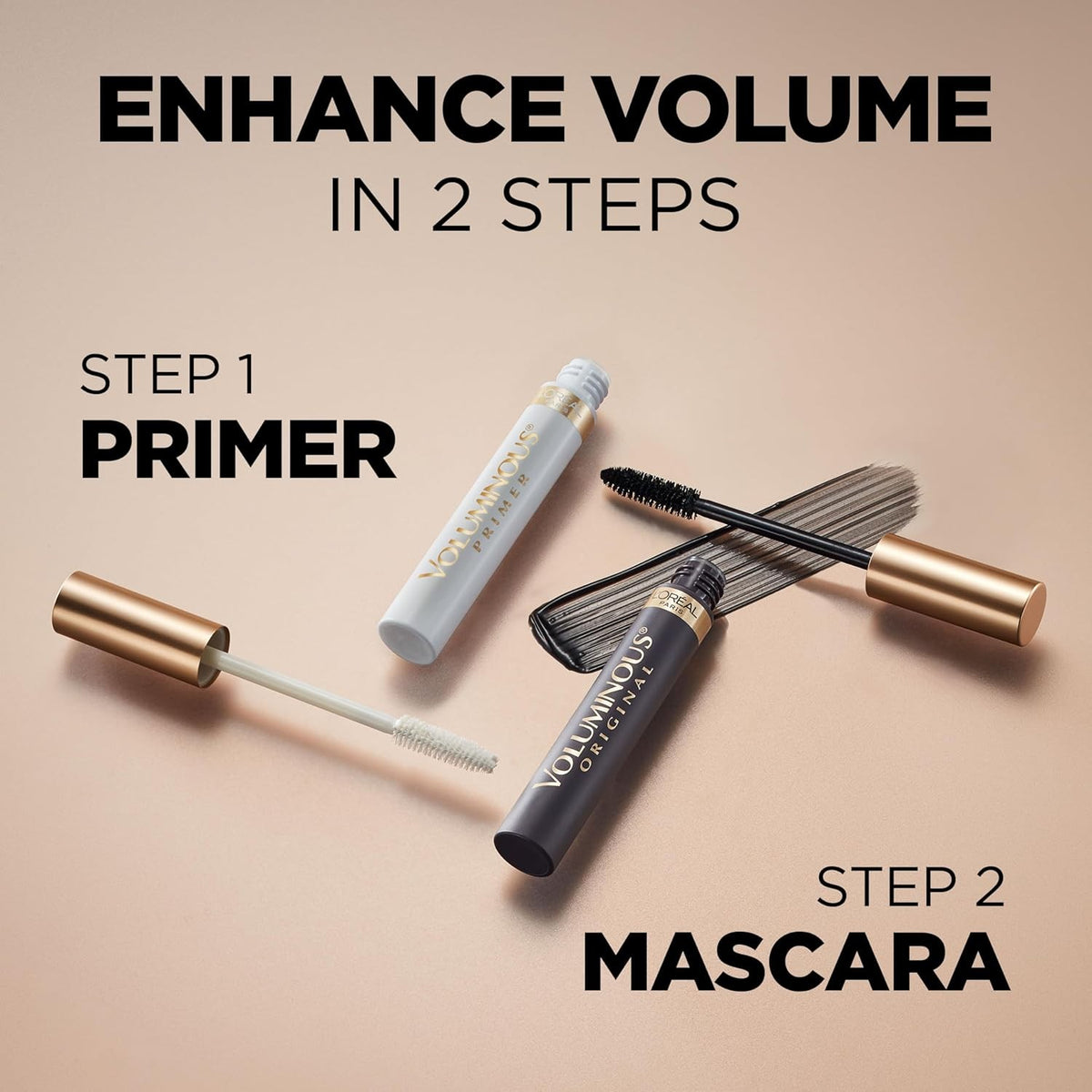 Voluminous Mascara for Fuller Lashes - Carbon Black, 0.26 fl oz