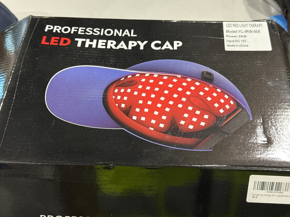 BLUE - GENERIC LASER HAIR GROWTH CAP, RED LIGHT HAT FOR