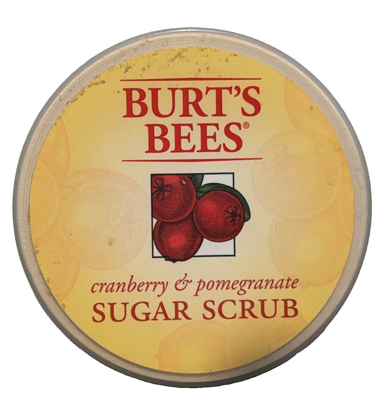 Burt’s Bees Cranberry and Pomegranate Sugar Scrub 8 oz. - Sealed