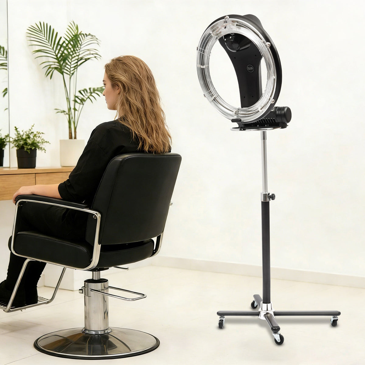 Professional Orbiting Hair Dryer 1000W Salon Perming & Color Processing