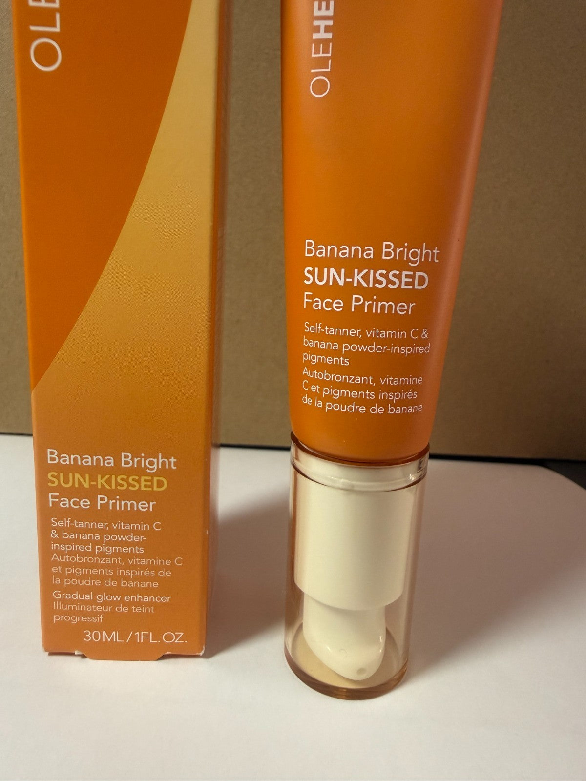 Face Primer with Vitamin C - Brightening Sun-Kissed Makeup Base 1 oz