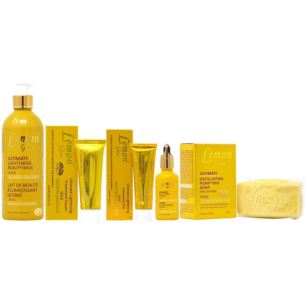 Lemon Glow Skin Brightening Treatment Cream with Lemon Peel & Lingonberry Oil - 1.7 oz
