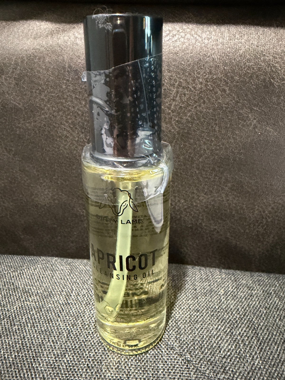 Vegan Apricot Cleansing Oil - 2 fl oz Makeup Remover & Facial Cleanser