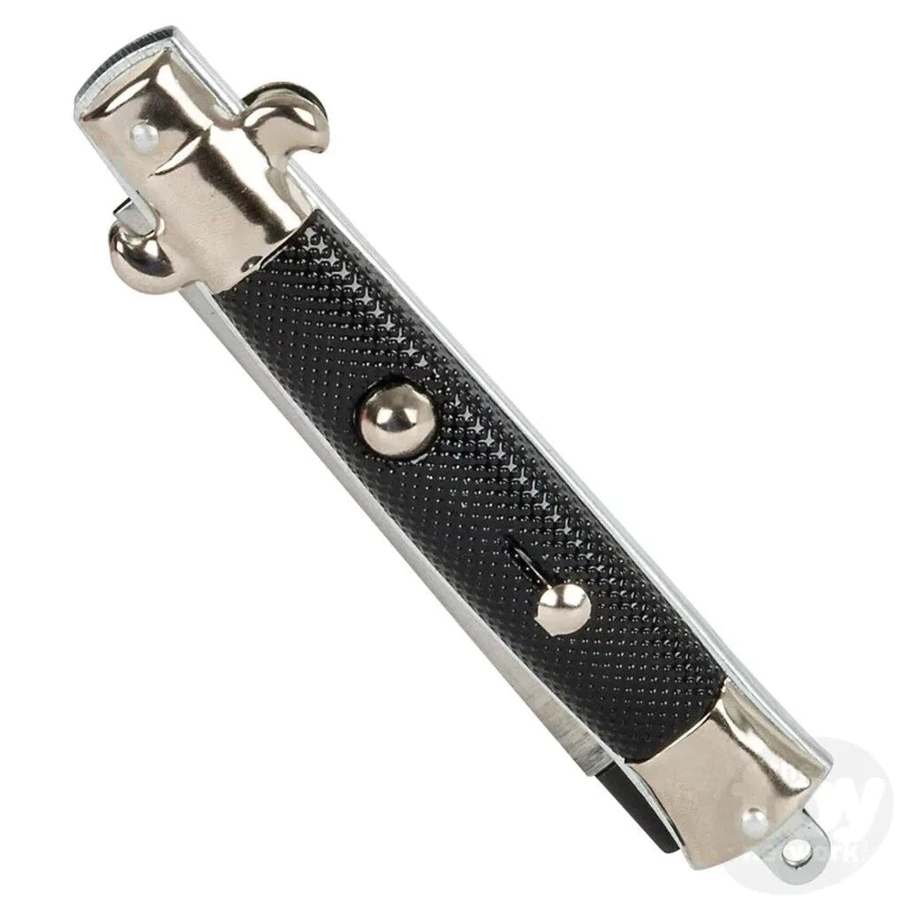 Push Button Automatic Pocket Hair Comb - 9 Inch Switchblade Style Accessory