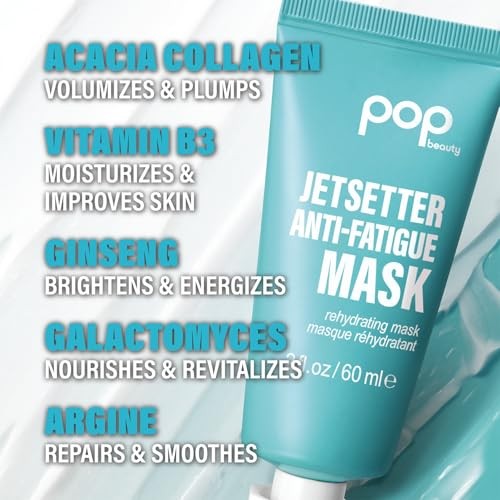 Anti-Fatigue Hydrating Face Mask with Ceramides, 2oz