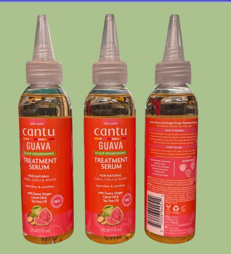 Guava Scalp Nourishing Treatment Serum for Natural Curls & Waves - 4 oz (3 Pack)