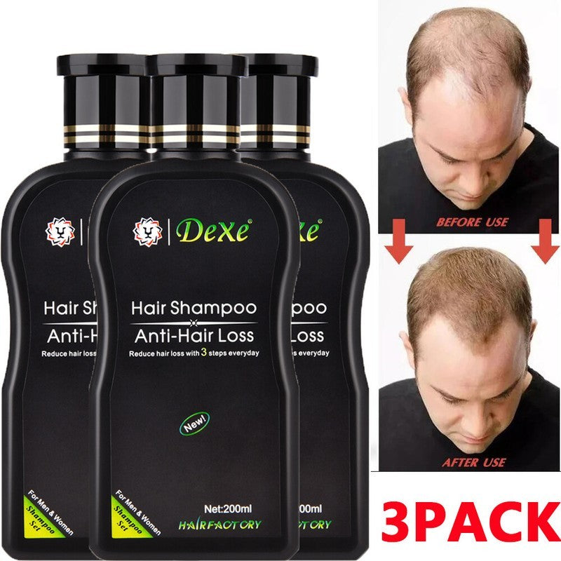 3x Hair Growth Shampoo Regrowth Treatment Anti-Hair Loss For Unisex