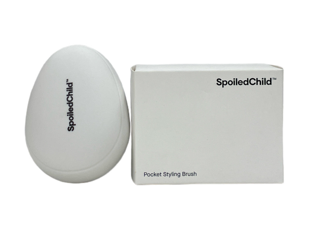 Pocket Styling Brush for Hair - Compact Hairbrush for On-the-Go Styling