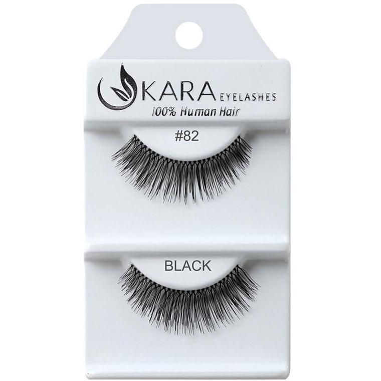 6 Pairs 100% Human Hair False Eyelashes - Kara Assorted Styles