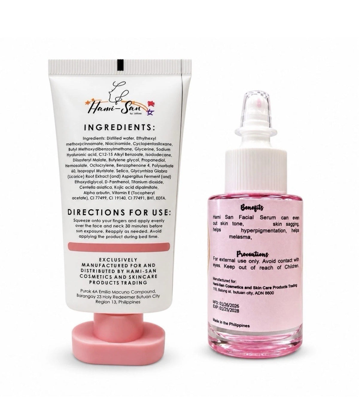 BB Cream with SPF & Facial Serum Duo - Face Care Set