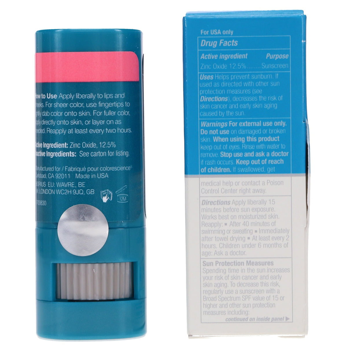Mineral SPF 50 Lip & Face Balm Pink Sky 0.32 oz - Protect & Heal Skin