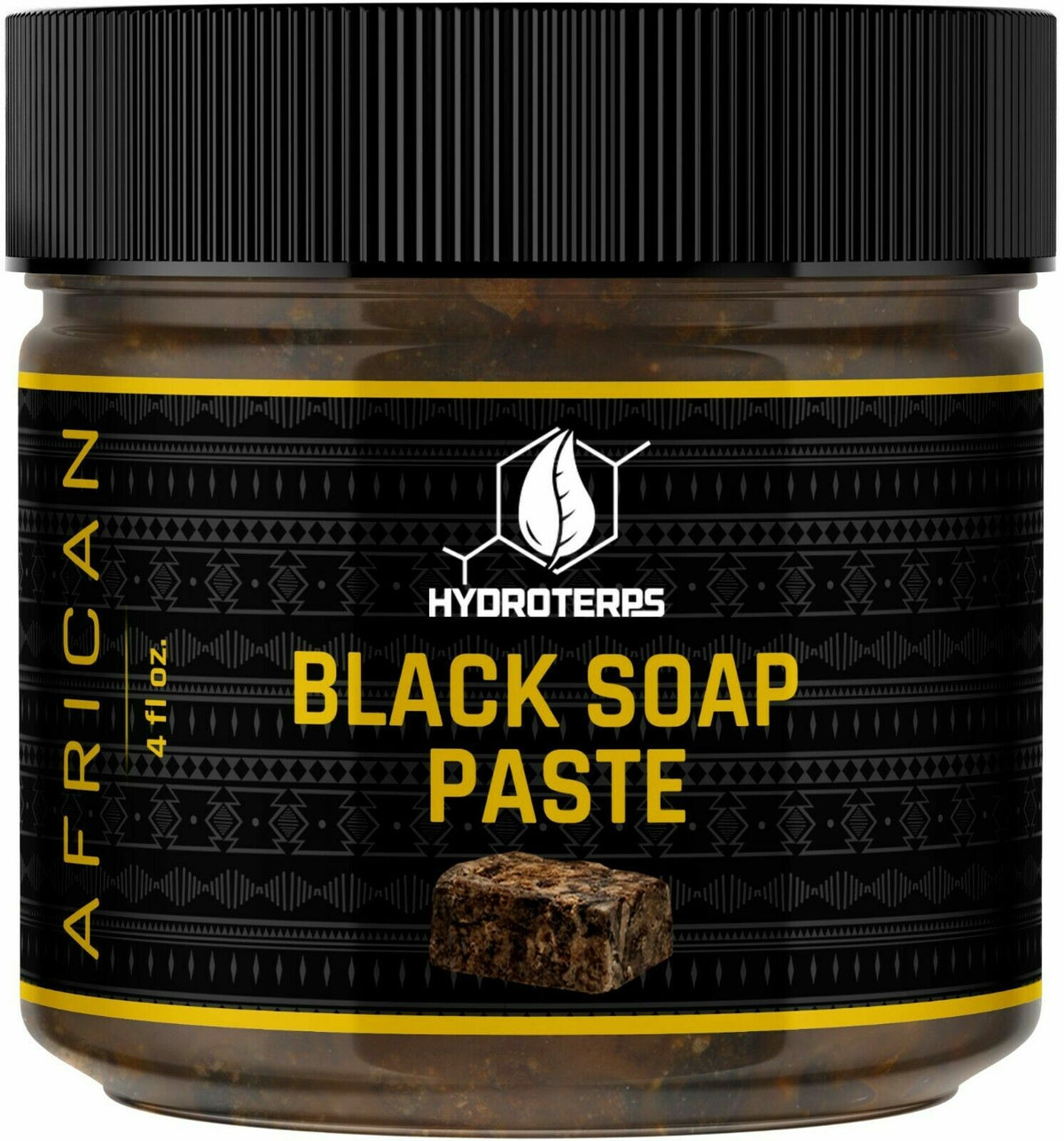 African Black Soap Paste 4 oz Natural Organic Face & Body Wash
