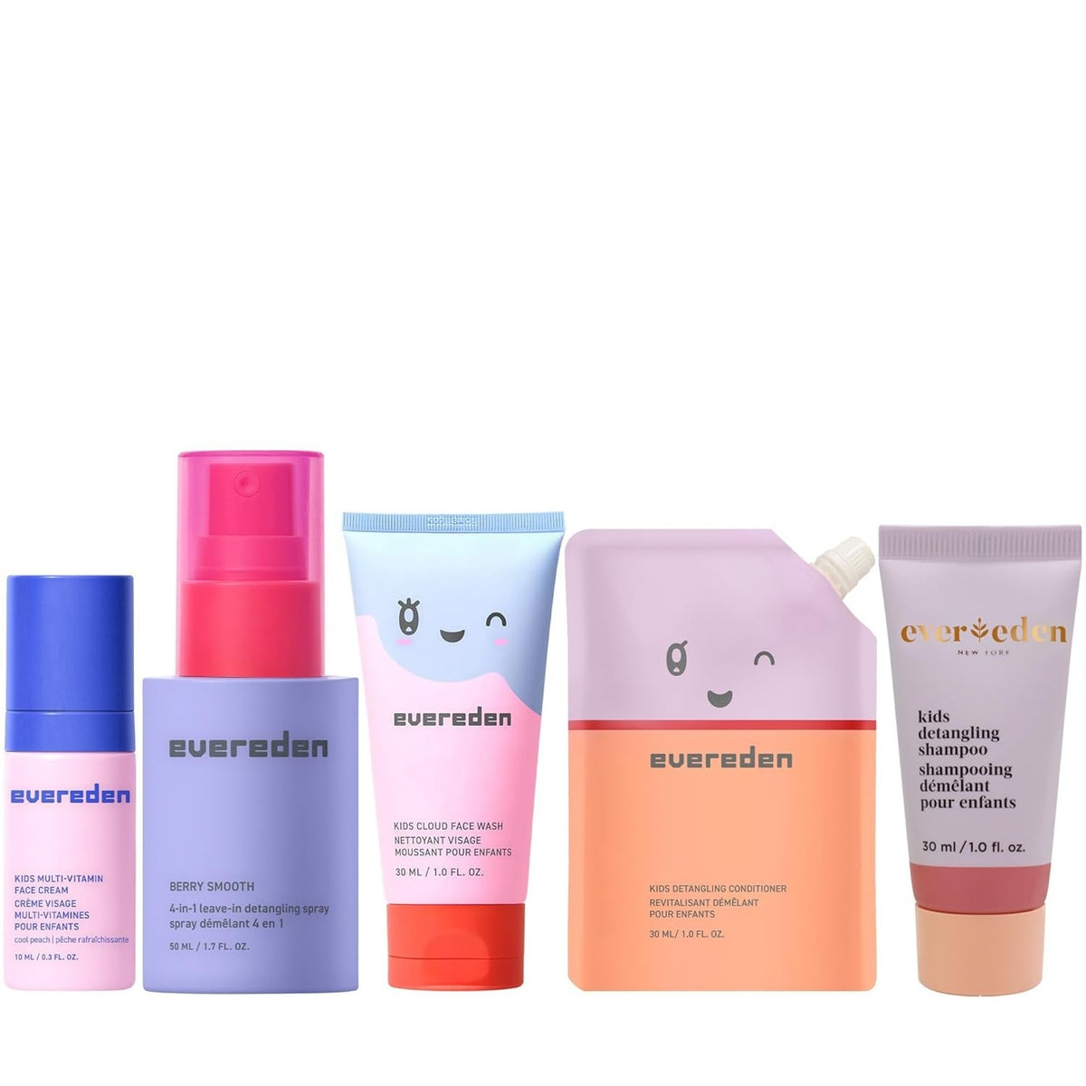 Kids Travel Toiletry Set - Vegan 5-Piece Holiday Gift Kit for Toddlers