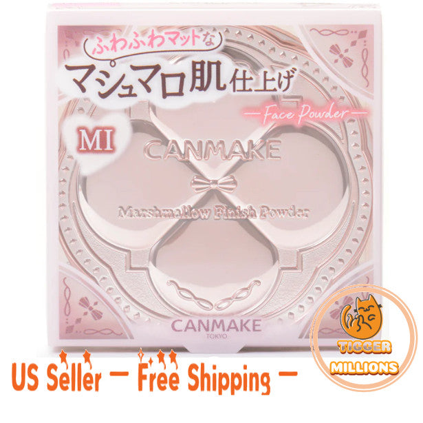 Canmake Marshmallow Finish Face Powder #MI Matte Ivory Ochre SPF26 PA+ 10g - Matte, Sebum Control, Mineral Formulation