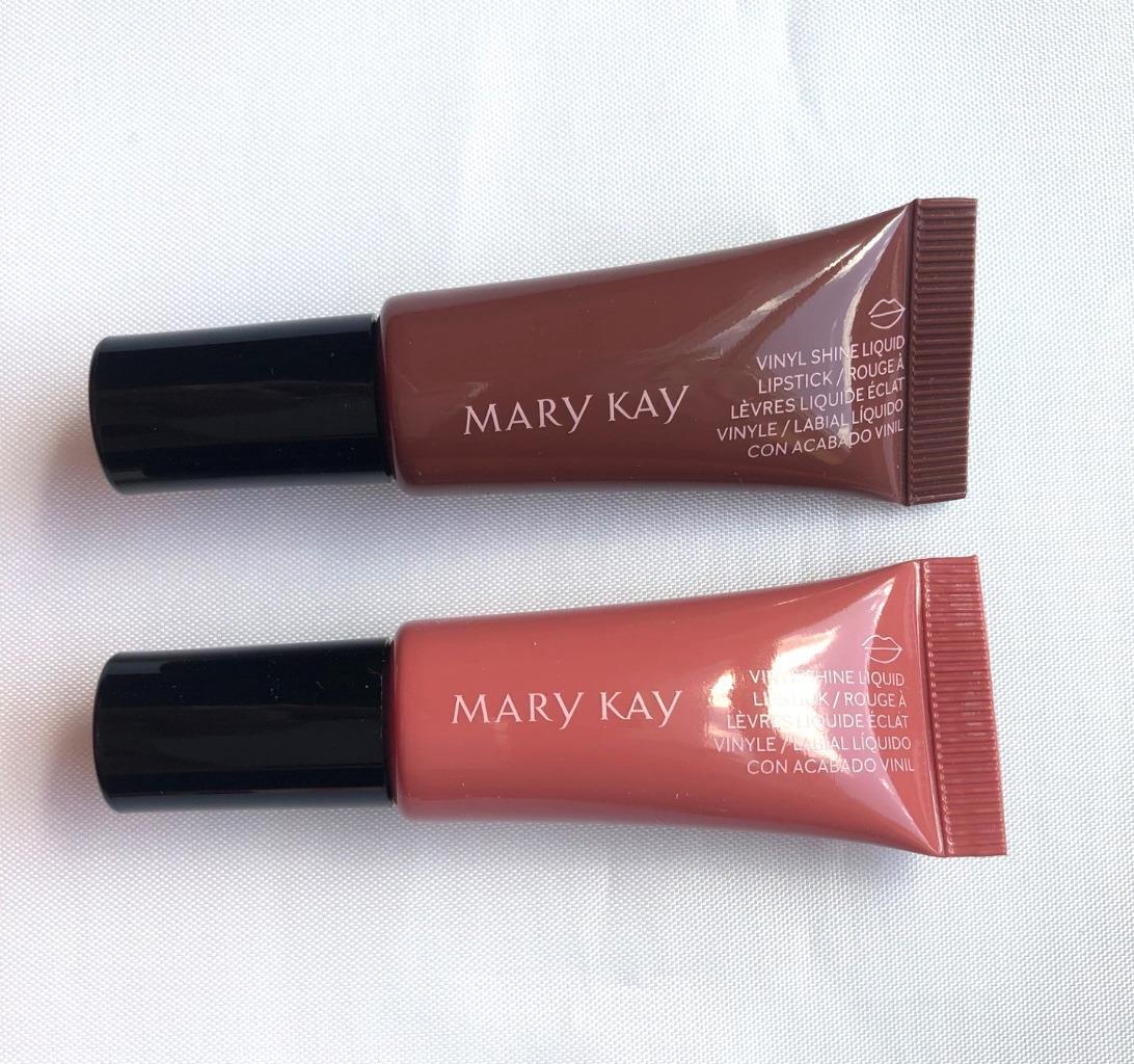 Mary Kay Vinyl Shine Liquid Lip Set – Glowing Neutral & Brilliant Brown