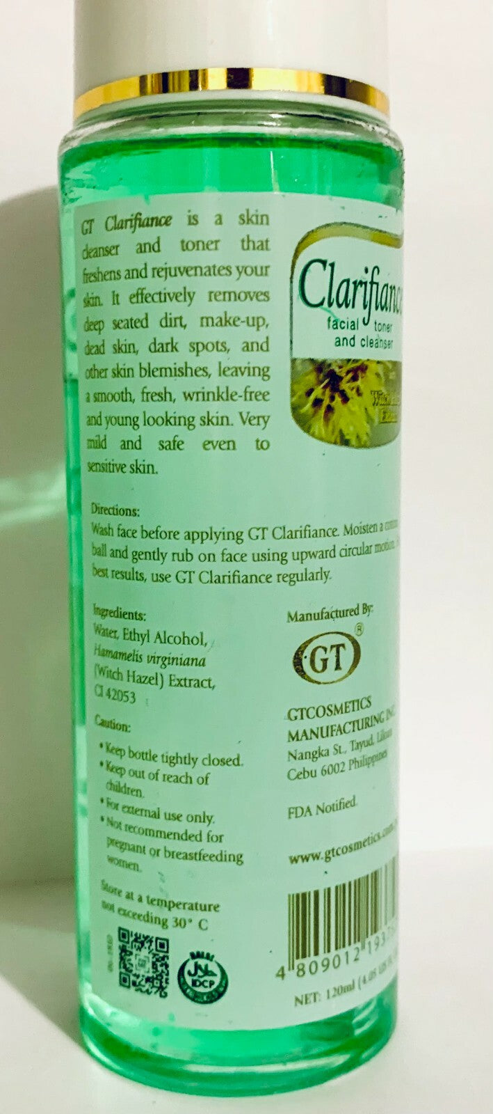 GT Moisturizing & Whitening Face Cream with SPF 60 - Anti-Aging & Sun Protection