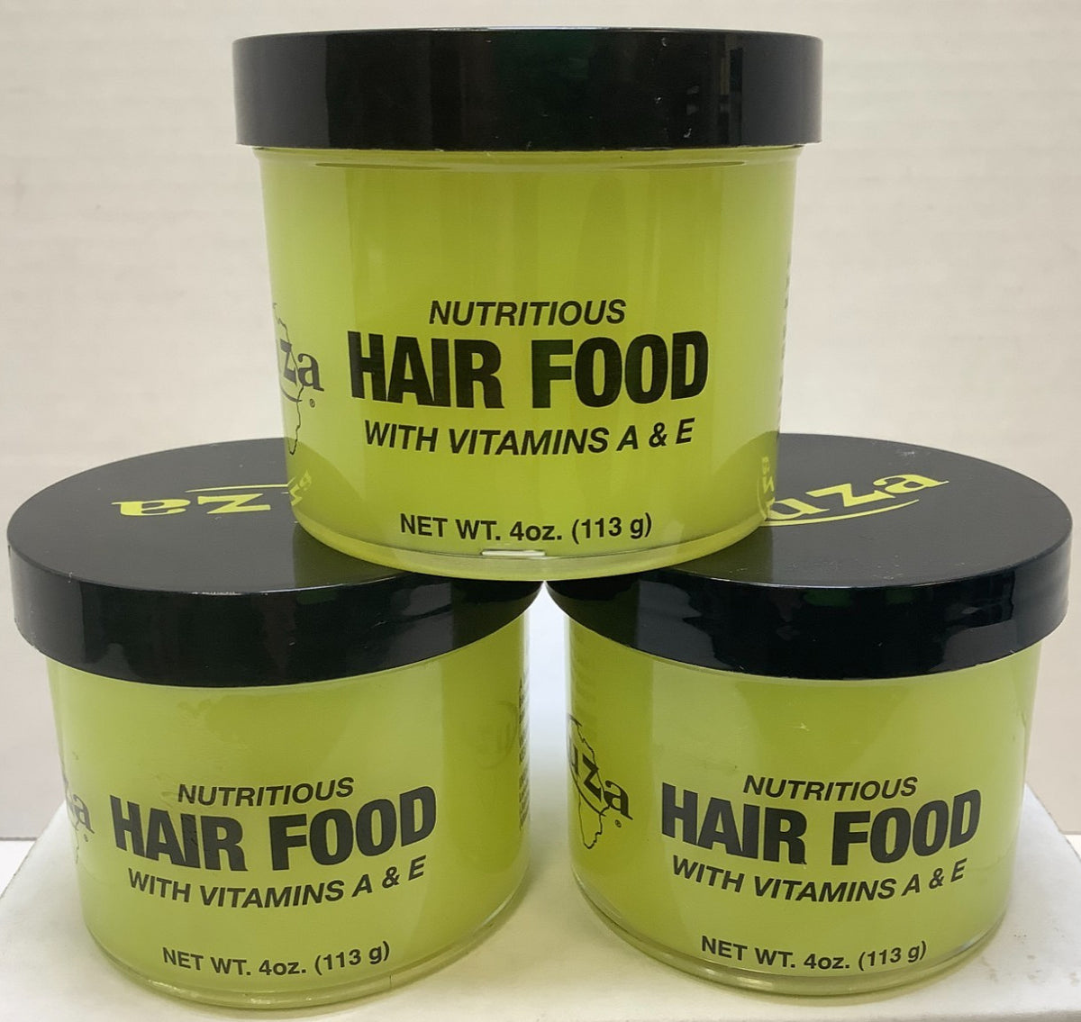 Hair Food with Vitamins A & E - 4oz Pack of 3 Hair Nourishing Treatment