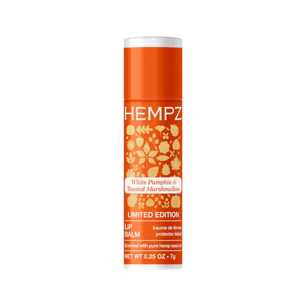 Hempz Pumpkin & Toasted Marshmallow Lip Balm Set - Vegan Moisturizer