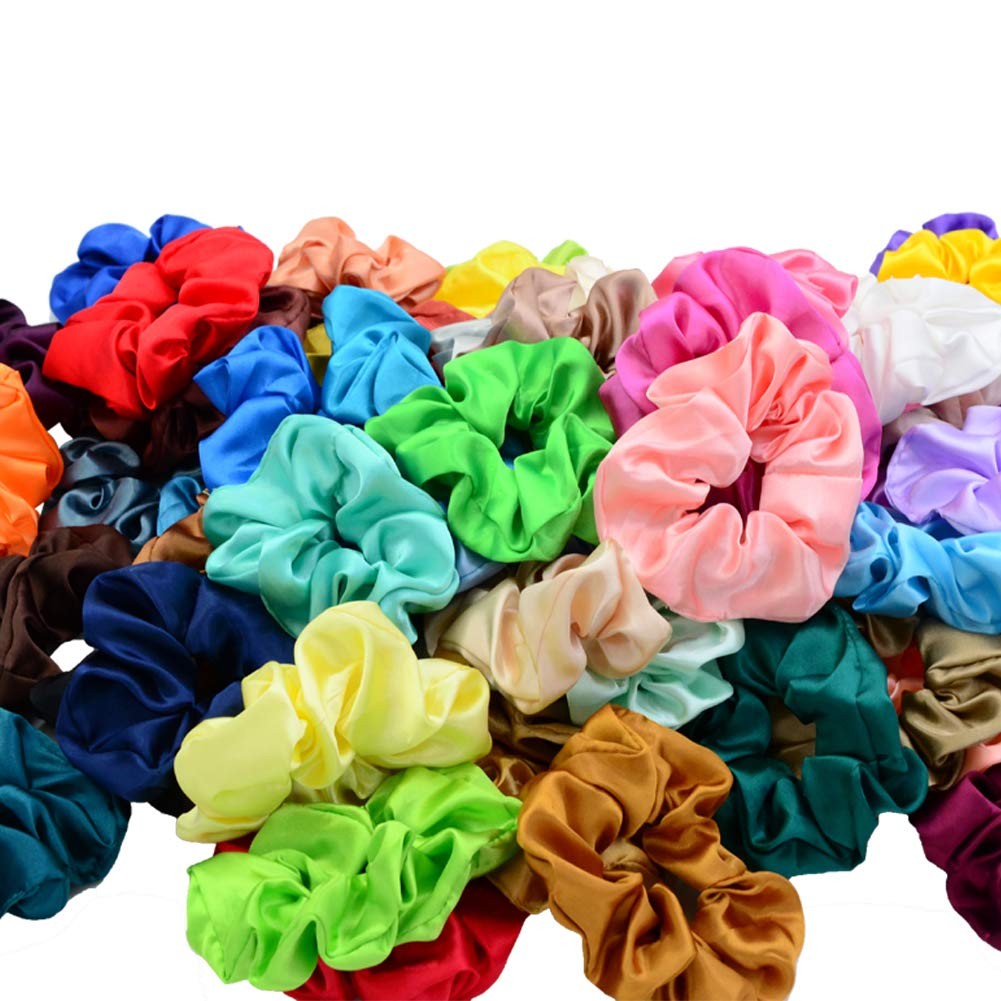 Simnice 60 Colors Silk Large Satin Hair 1 Count (Pack of 60), Colors-L