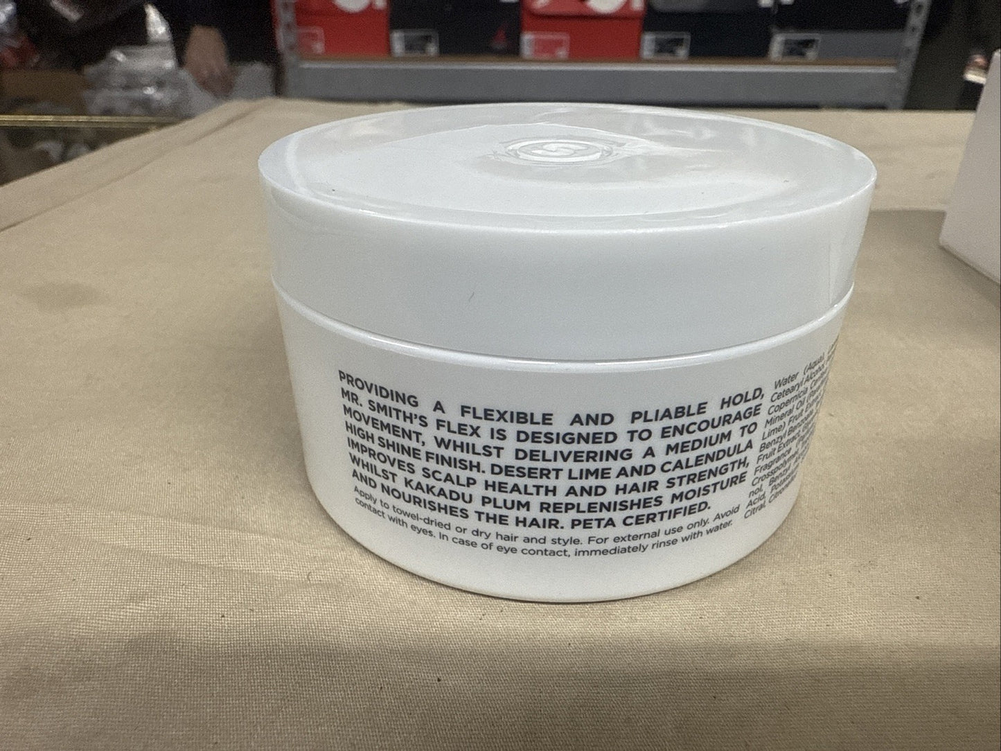 Mr. Smith Flexible Hold Hair Cream 2.7oz - Natural Shine & Movement