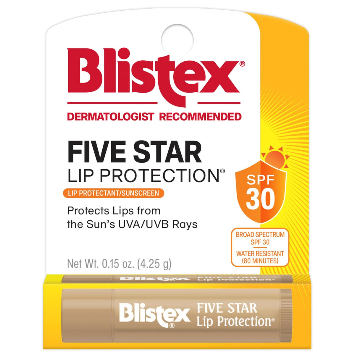 SPF 30 Lip Balm - Moisturizing Sun Protection for Dry & Chapped Lips