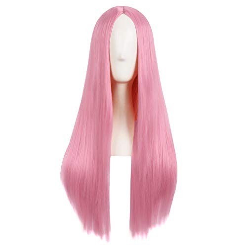 Long Straight Synthetic Wig - Heat Resistant & Elegant 28 Inch Style