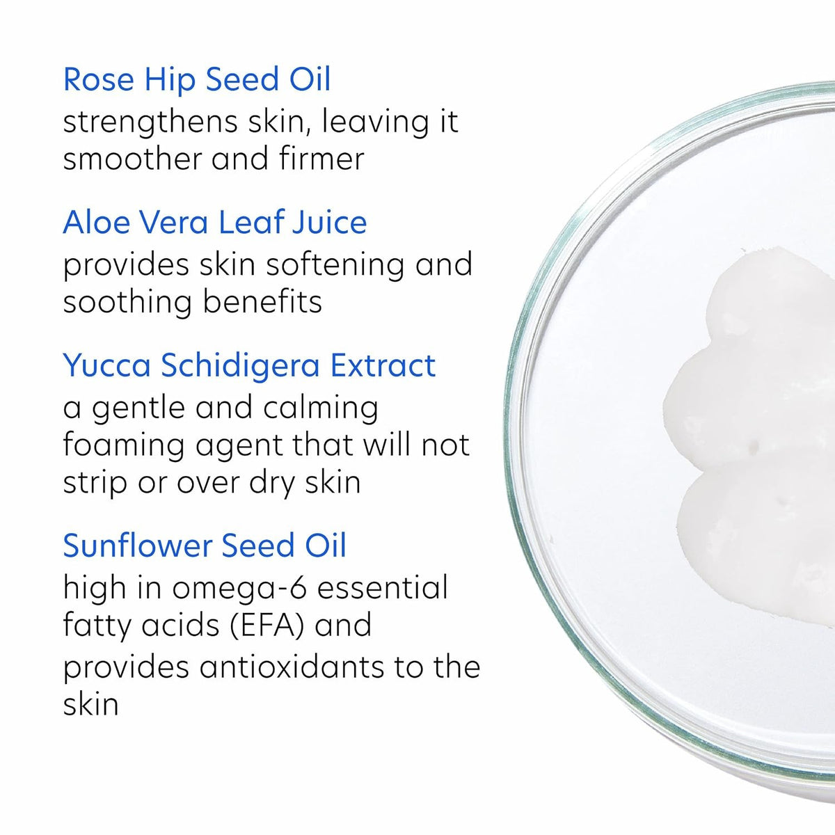 Gentle Hydrating Facial Cleanser for Dry & Sensitive Skin - 7oz