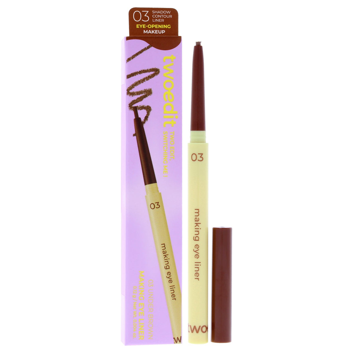 Women’s Waterproof Brown Eye Liner - Smudge-Proof and Precise Application