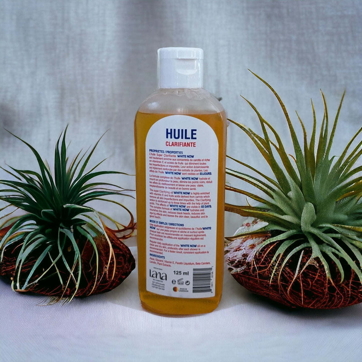 Lightening Body Oil with Fruit Acids & Vitamin E - 125ml - Lana