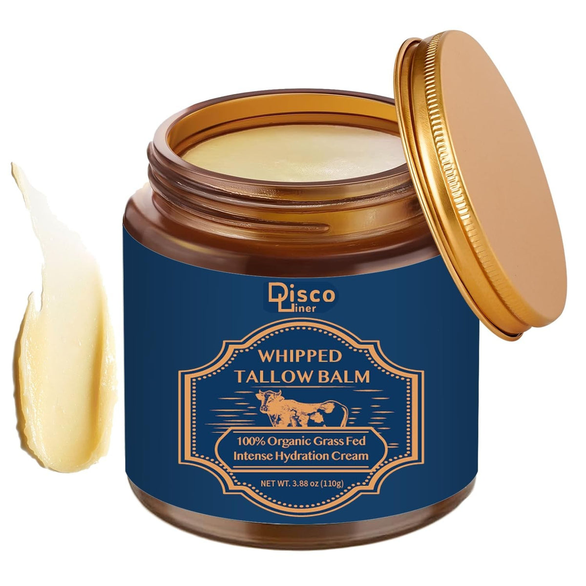 Grass Fed Whipped Beef Tallow Balm – Moisturizing Cream