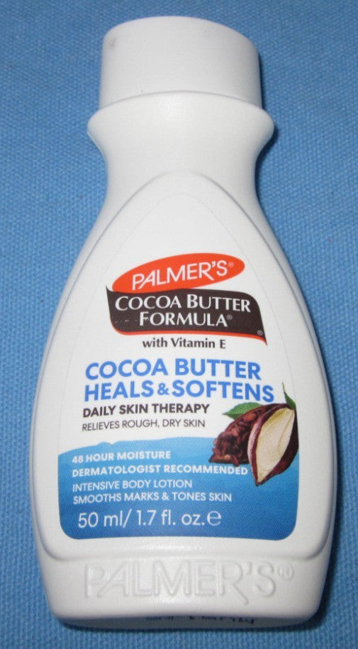 a Box of 36 Trial Size 1.7oz. Bottles Palmer's Cocoa Butter Formula