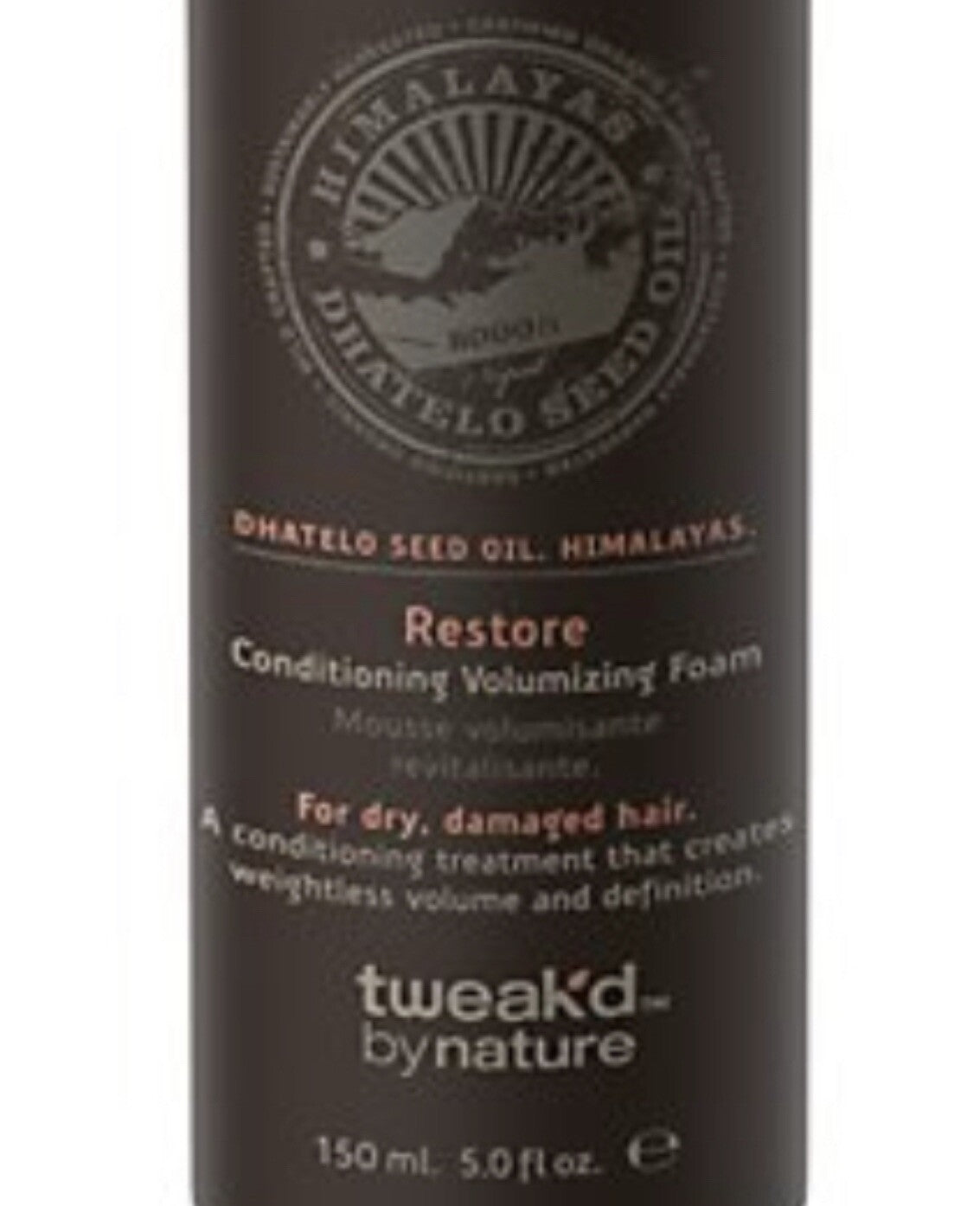 Tweak'd by Nature Restore Conditioning Thickening Foam 5 oz - Sealed