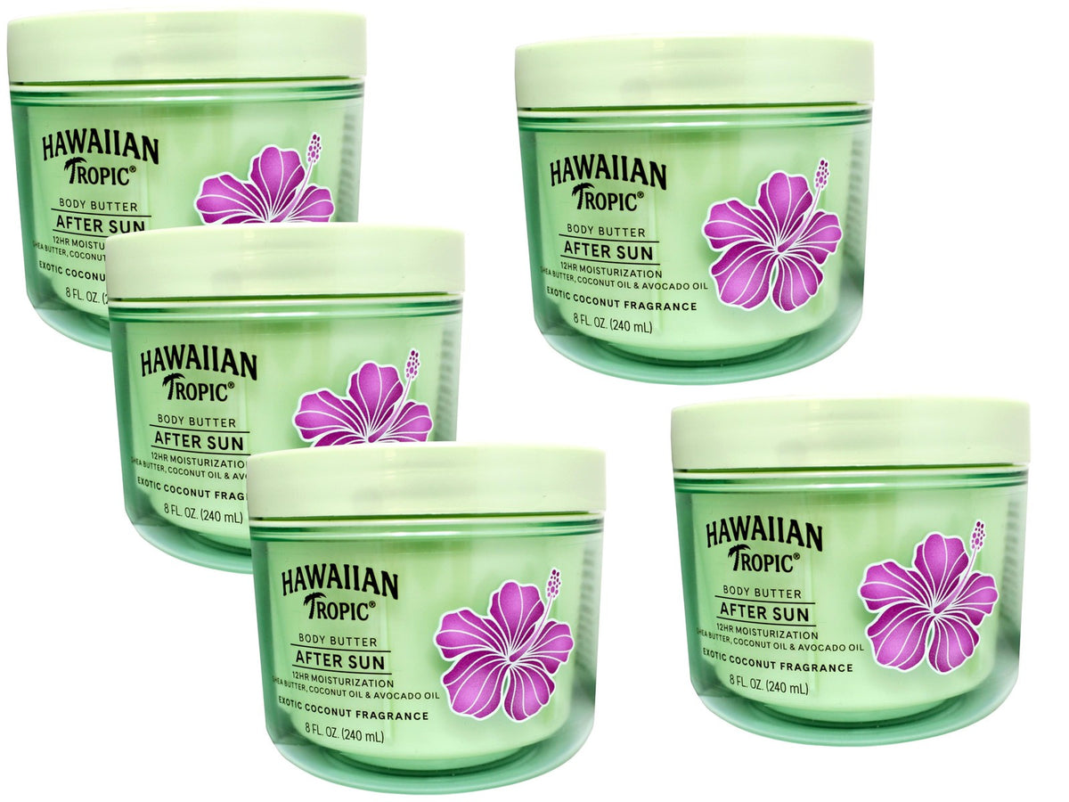 After-Sun Body Butter, 12-Hour Moisture, 8 FL OZ - 5 Pack