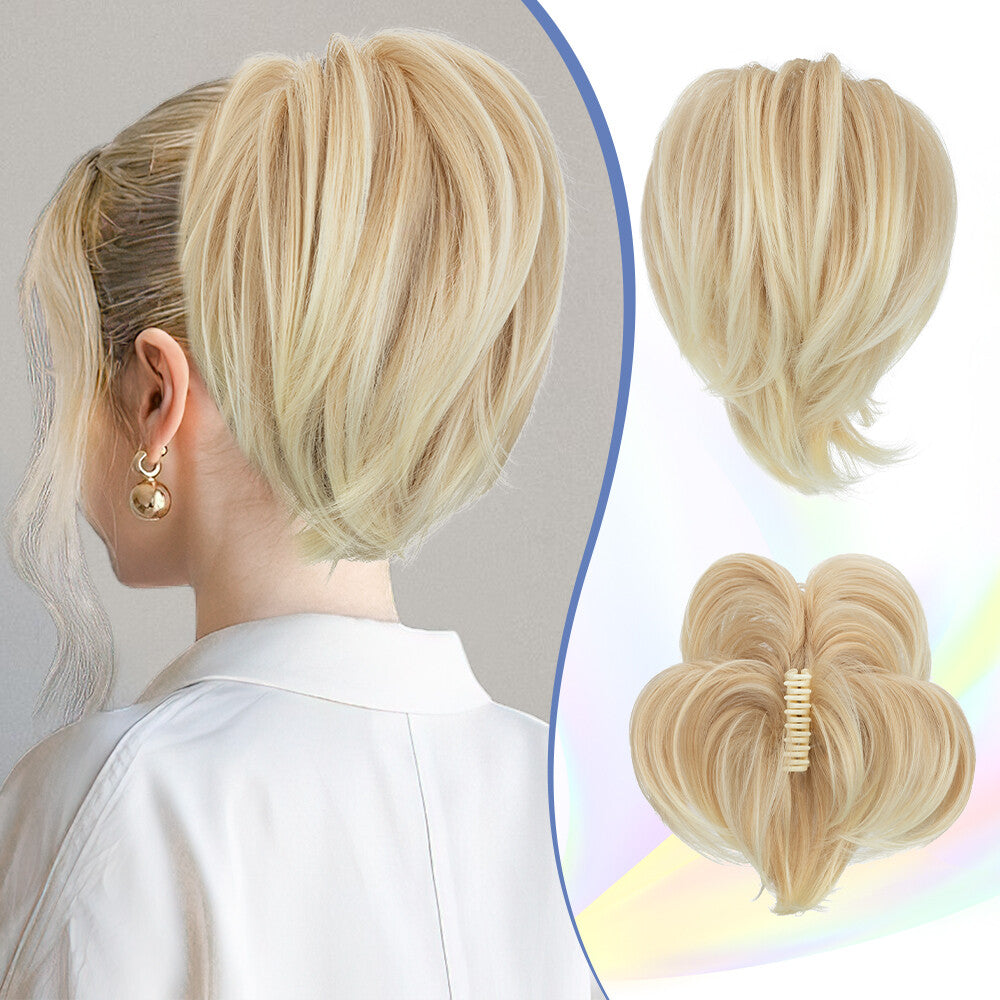 Women Clip-In Ponytail Hair Extension with Claw Clip - Multiple Colors