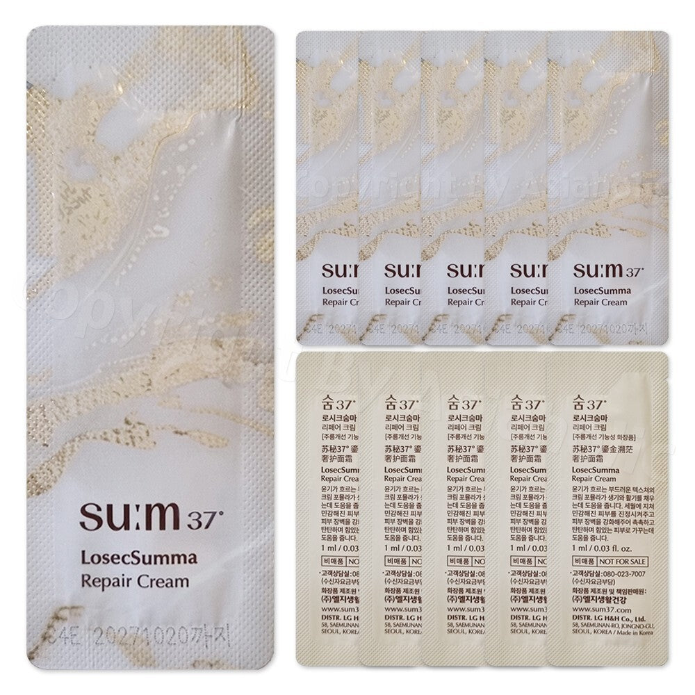 SU:M37 LosecSumma Repair Cream Sample Set - All Skin Types, Multiple Quantities