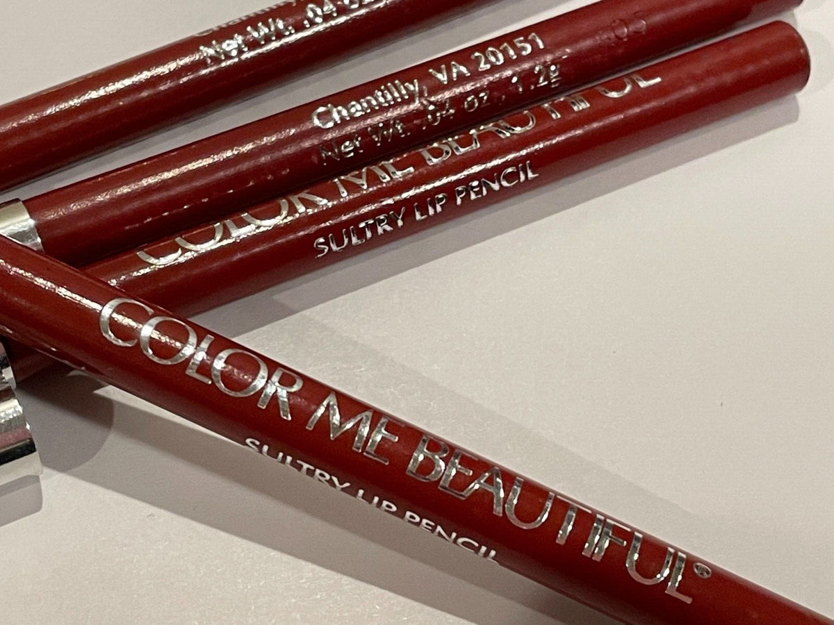 Set of 4 Lip Pencils - Color Me Beautiful Sultry Lip Makeup