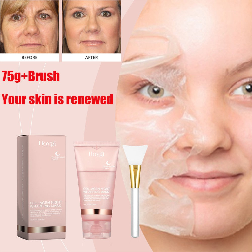 Collagen Peel-Off Night Mask with Applicator Brush