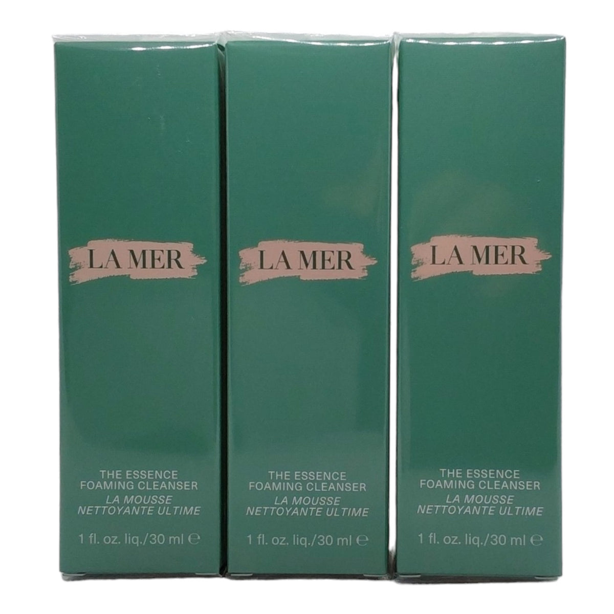 3 X La Mer The Essence Foaming Cleanser 1.0 oz / 30 ml NEW Sealed Face