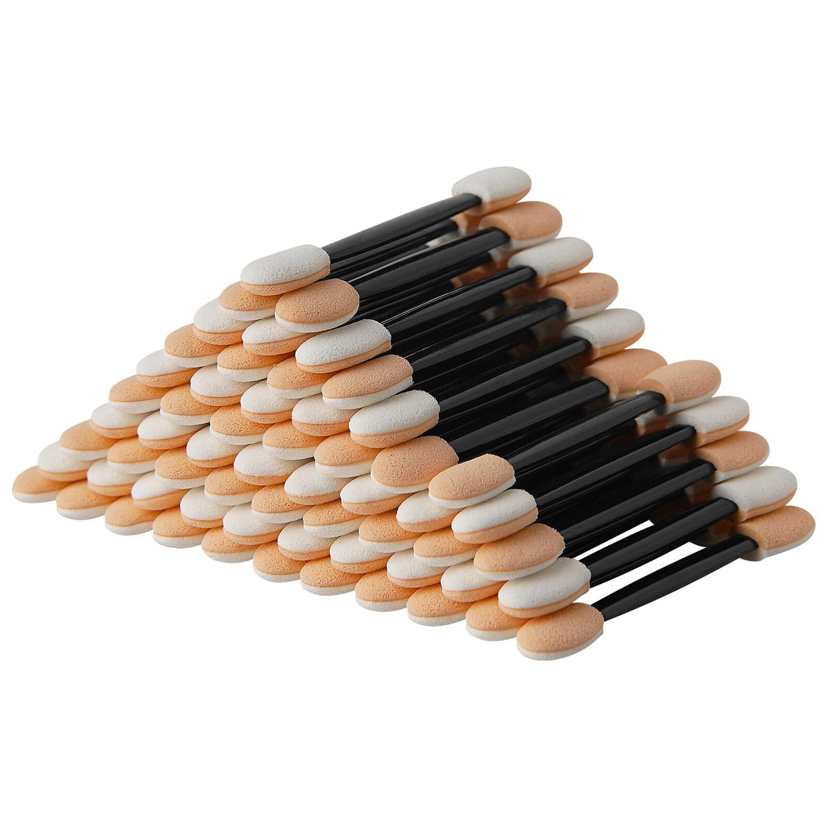 Disposable Eyeshadow Sponge Brushes Set 60 Dual-Sided Makeup Applicators