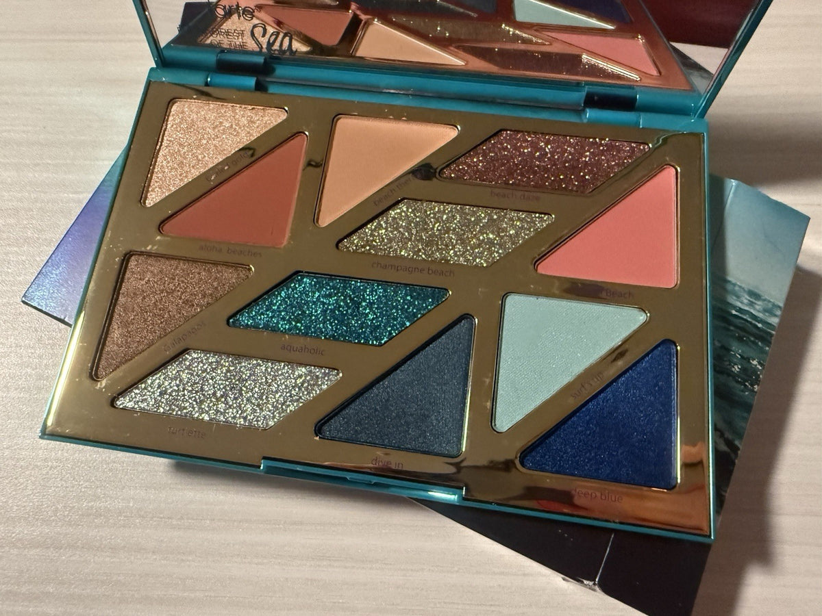Tarte High Tides and Good Vibes Eyeshadow Palette Limited Edition – 12 Color Makeup Set