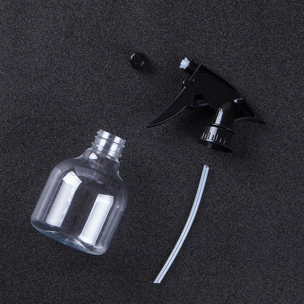 8oz Plastic Spray Bottles Set - Adjustable Water Spray for Plants, Hair, Cleaning