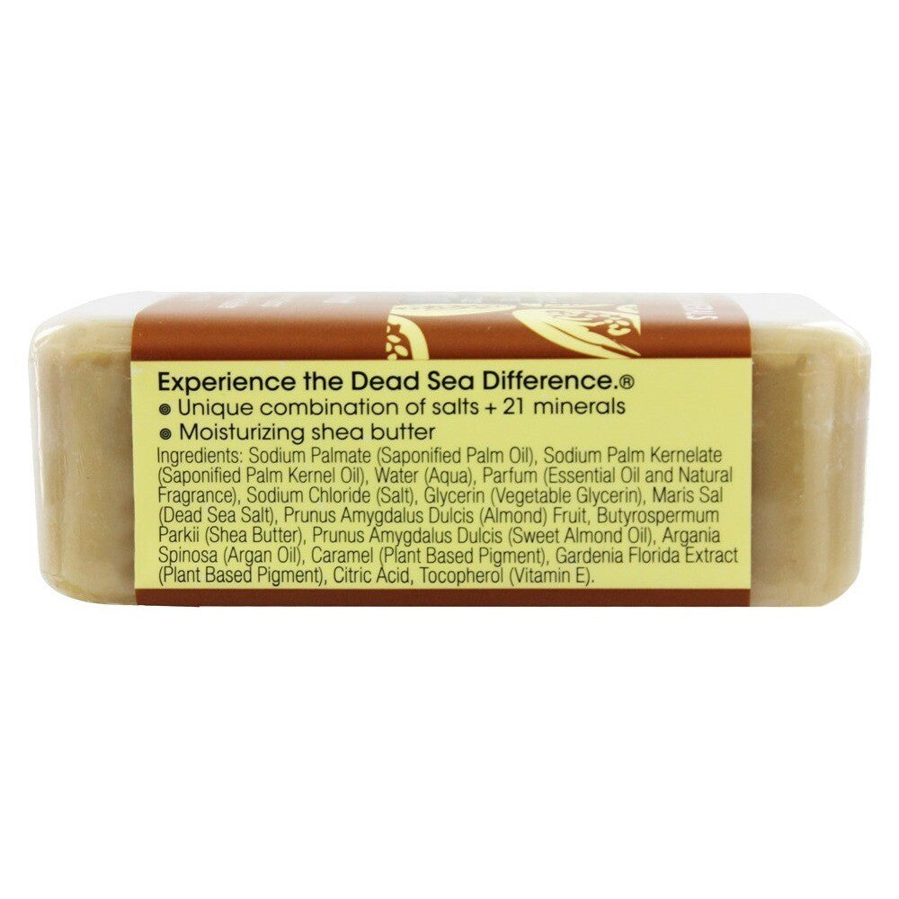 Dead Sea Mineral Bar Soap with Almond Oil - Mild Exfoliating, 7 oz