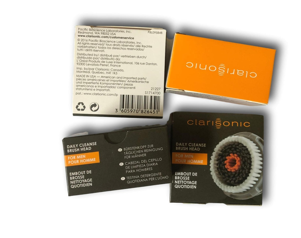 Replacement Brush Heads for Men Pore Cleansing System – 4 Pack for Clarisonic