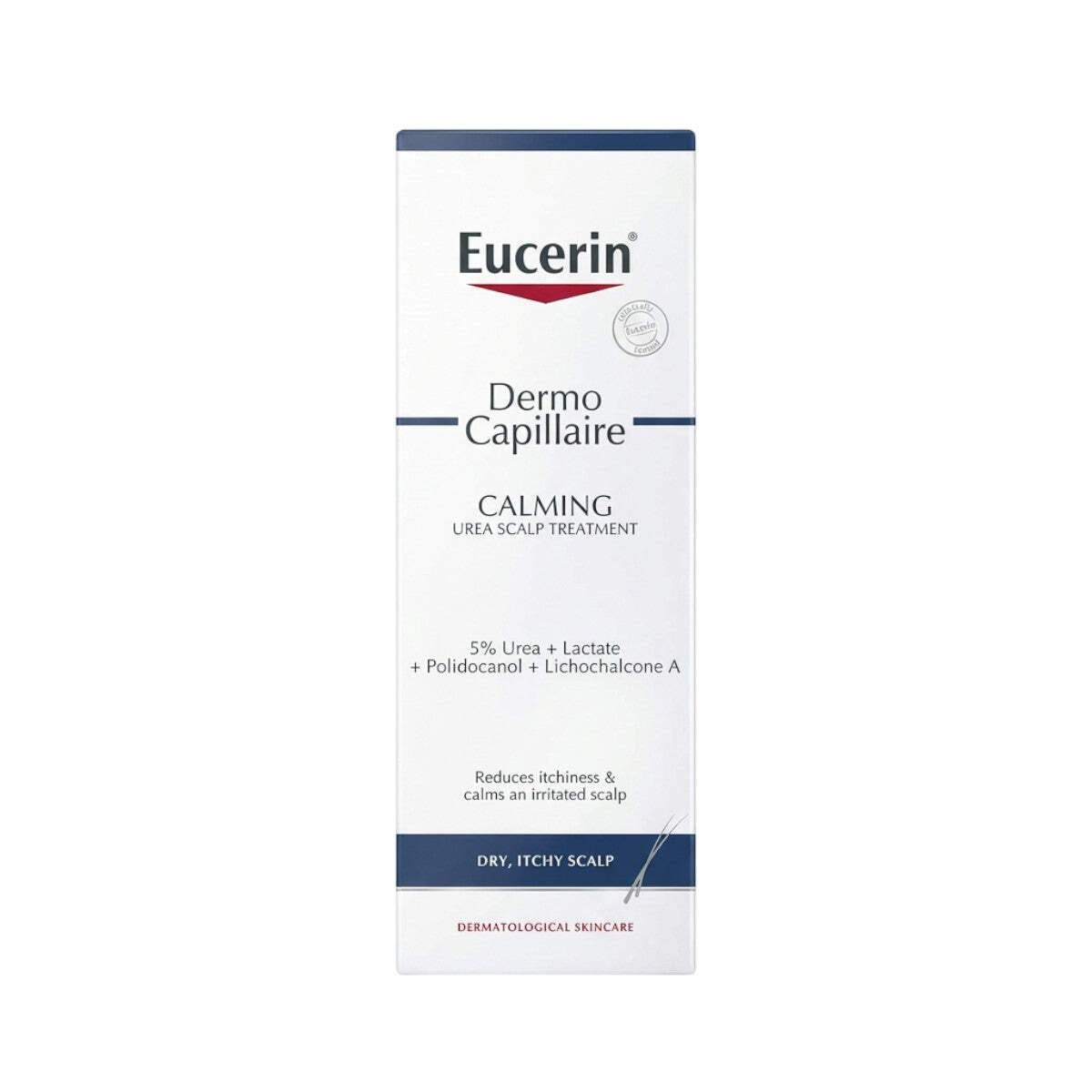 Eucerin DermoCapillaire Calming Urea Scalp Treatment 100ml - Hydrating & Soothing for Sensitive Scalp