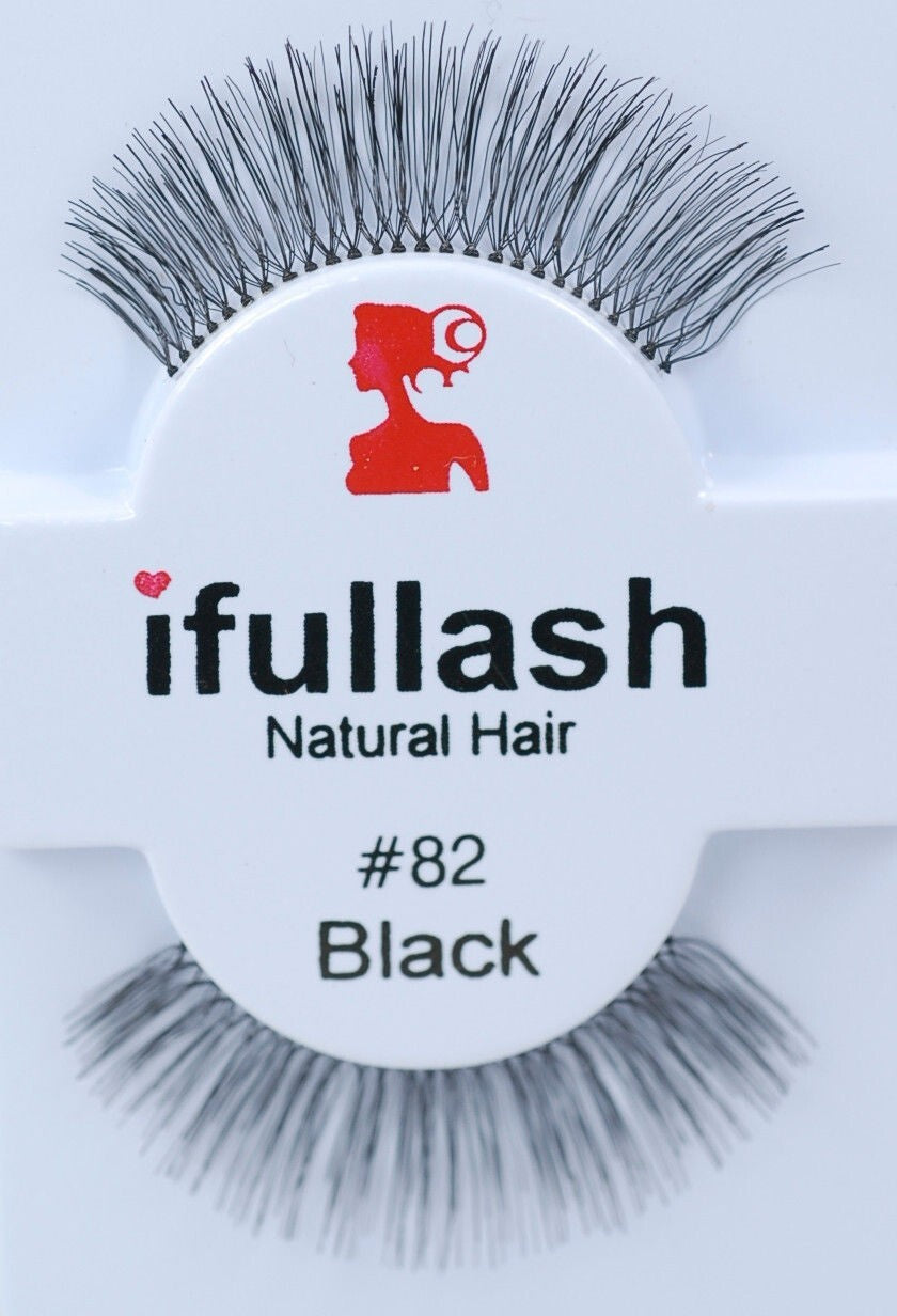 False Eyelashes 100% Human Hair Natural Look for Everyday Use - 6 & 12 Pairs
