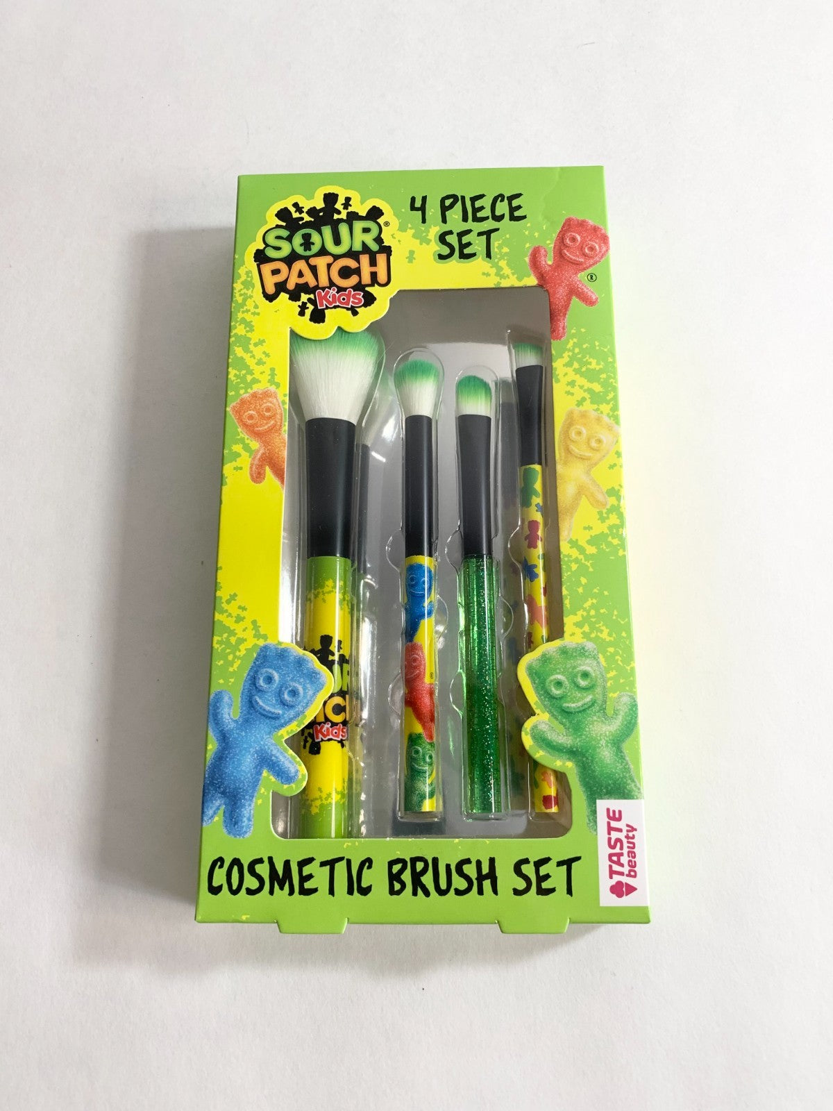Sour Patch Cosmetic Brush Set 4 Pieces - Taste Beauty Makeup Brushes