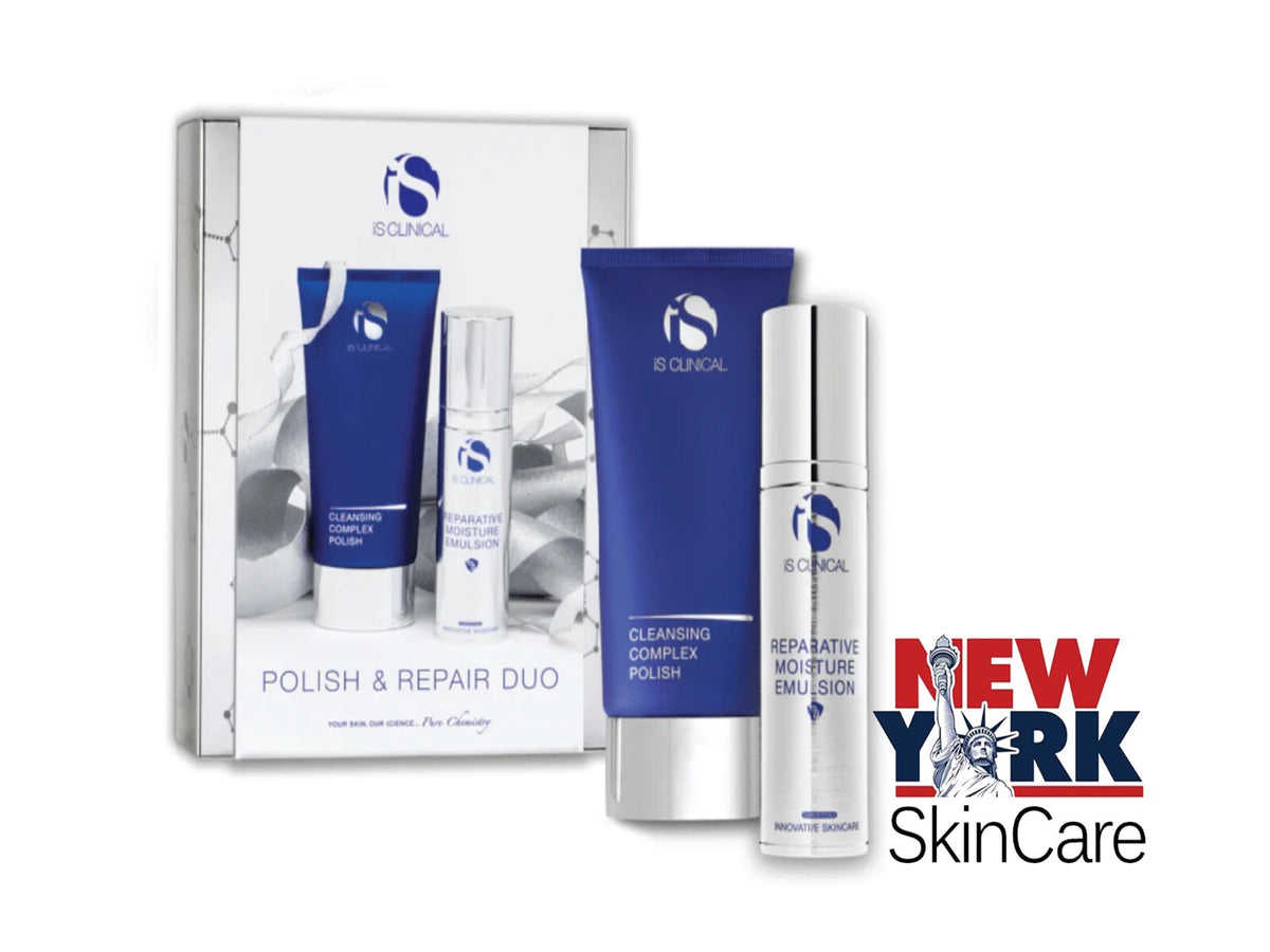 Skin Care Duo Kit - Exfoliating Polish & Hydrating Moisturizer for Face